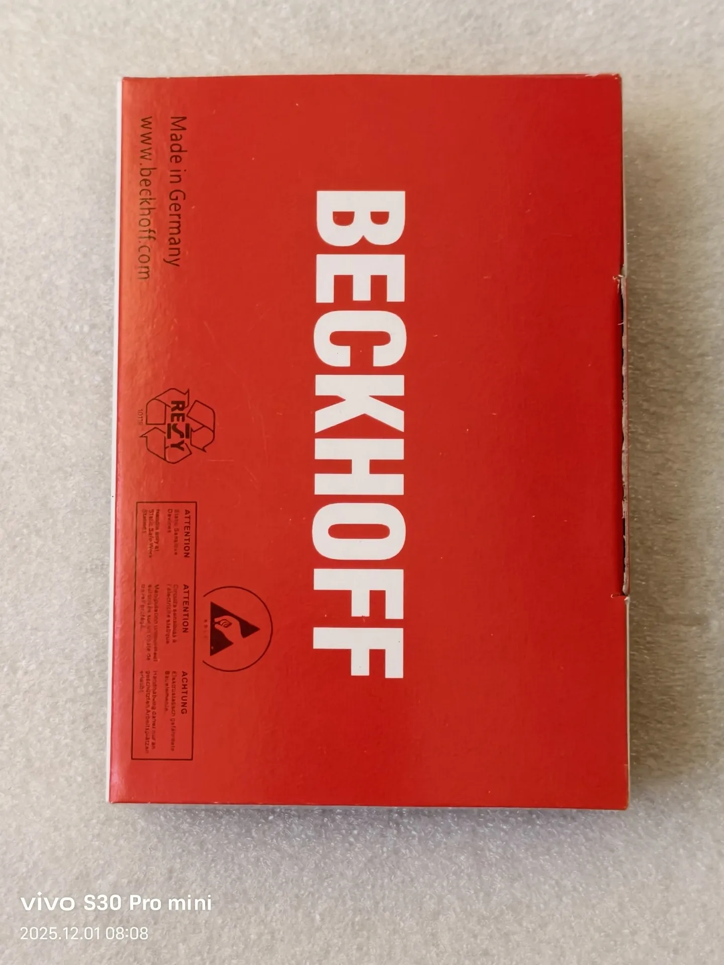 Beckhoff module EL9189, brand new original and genuine, made in Germany, 16-way 0V