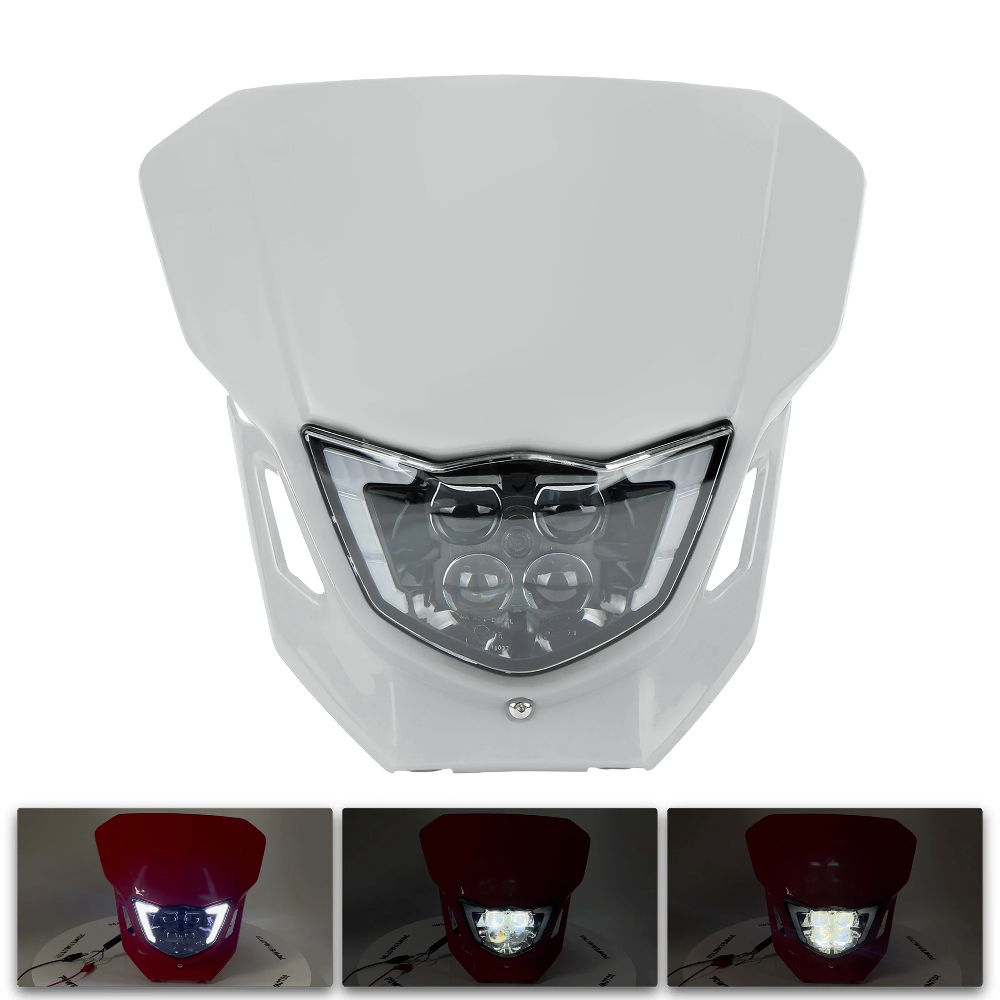 Motorcycle LED Headlight Fairing for Yamaha WR250F WR450F YZ250F YZ450F 250F 450F MX Enduro DirtBike LED Headlamp Modified Parts - view 5