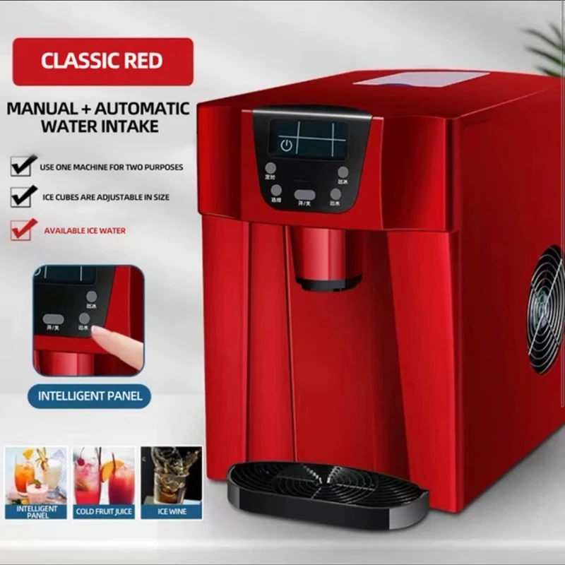 思いやりのあるデザインの急速製氷機、手動/自動給水式ミニ製氷機、卓上製氷機