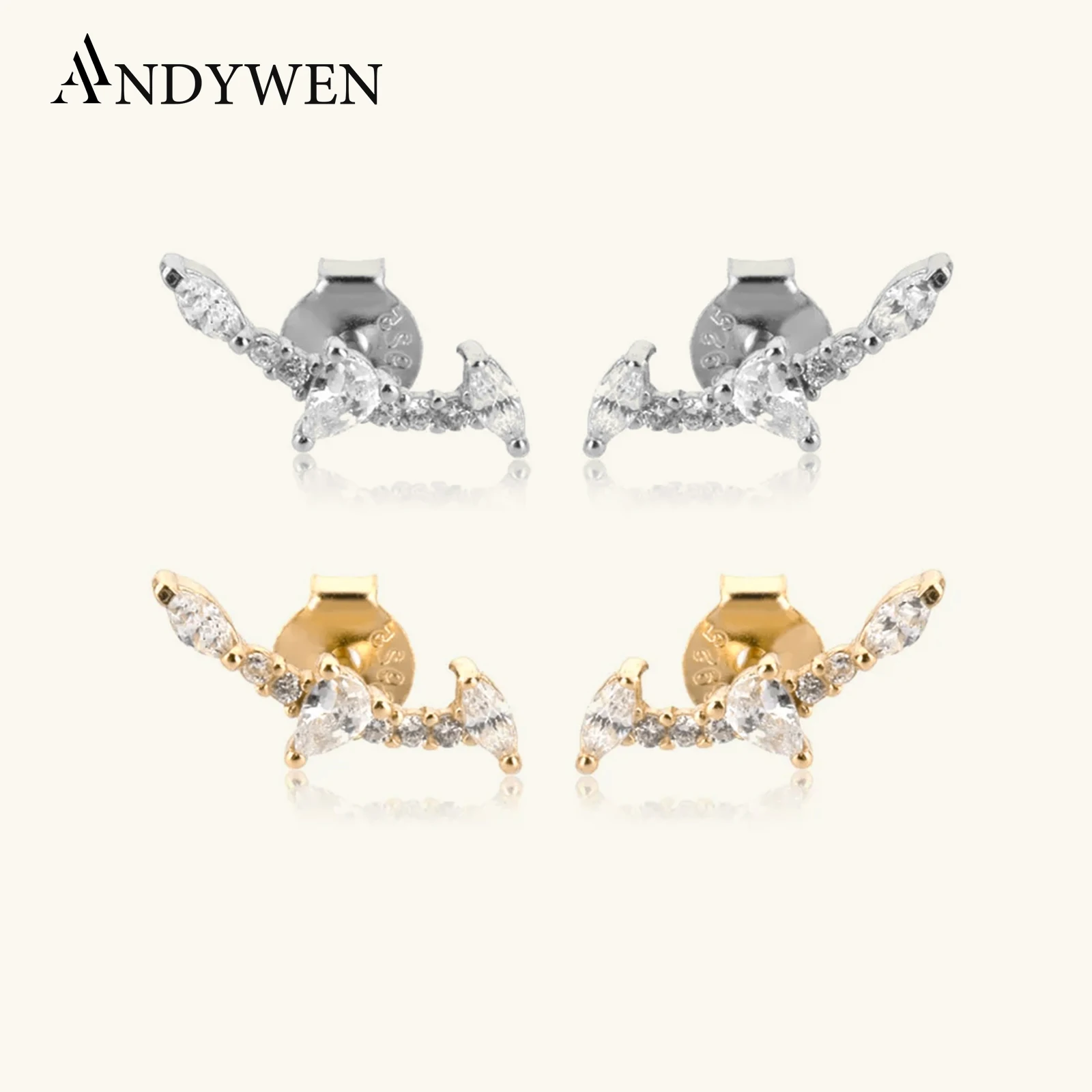 

Женские серьги-Клипсы из серебра 925 пробы с фианитами