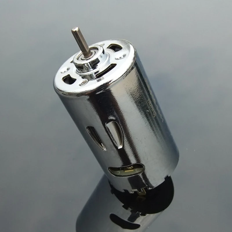1PC DC 12V 18V 24V 12000RPM duży moment obrotowy wysokiej mocy magnetyczny RS-555 silnik prądu stałego DIY wiertarka narzędzia Model samochodu