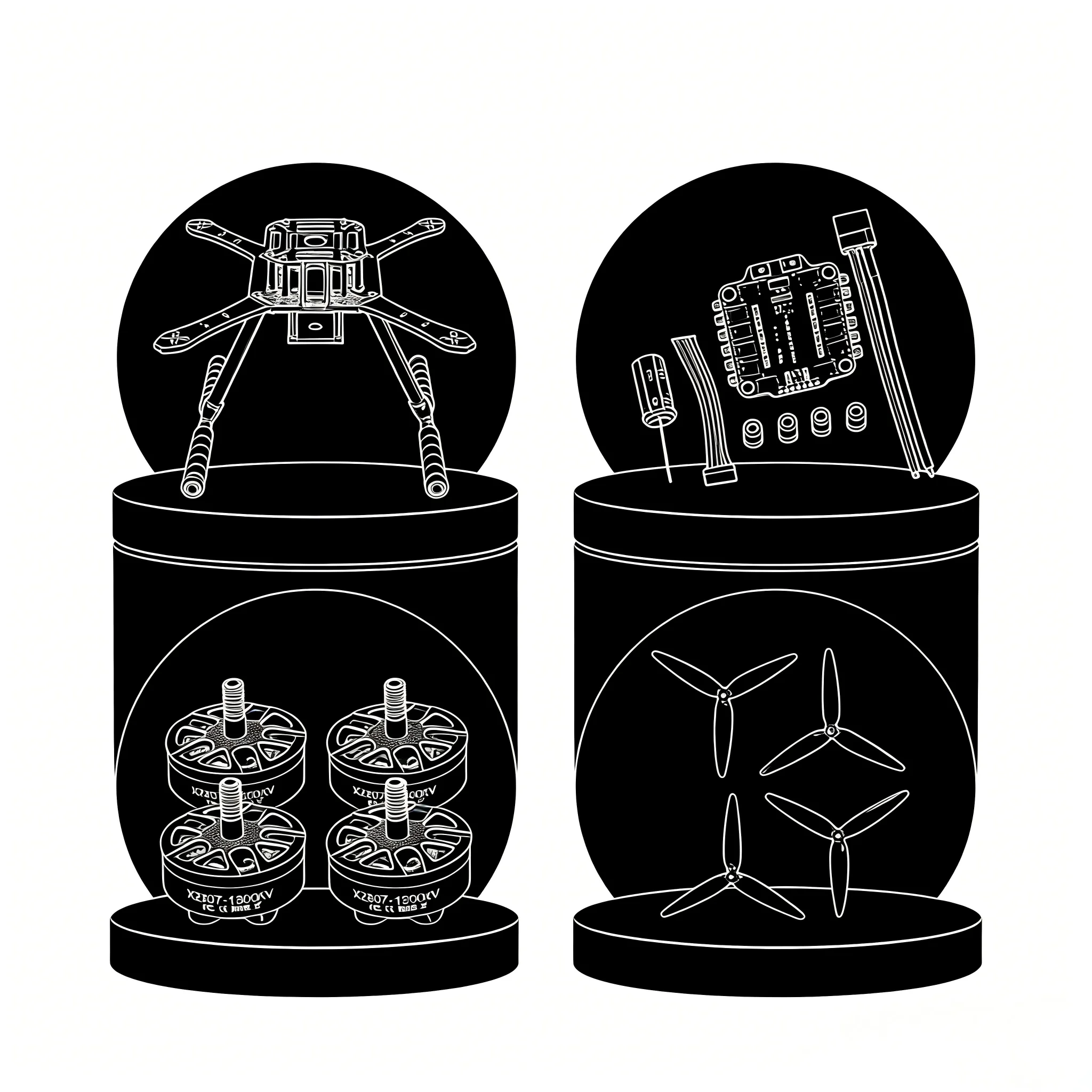 

B-CUBE Smart330 350 7/8inch FPV Drone Frame Kit Carbon Fiber Racing Quadcopter Freestyle INAV Beatflight F722 Flight Control