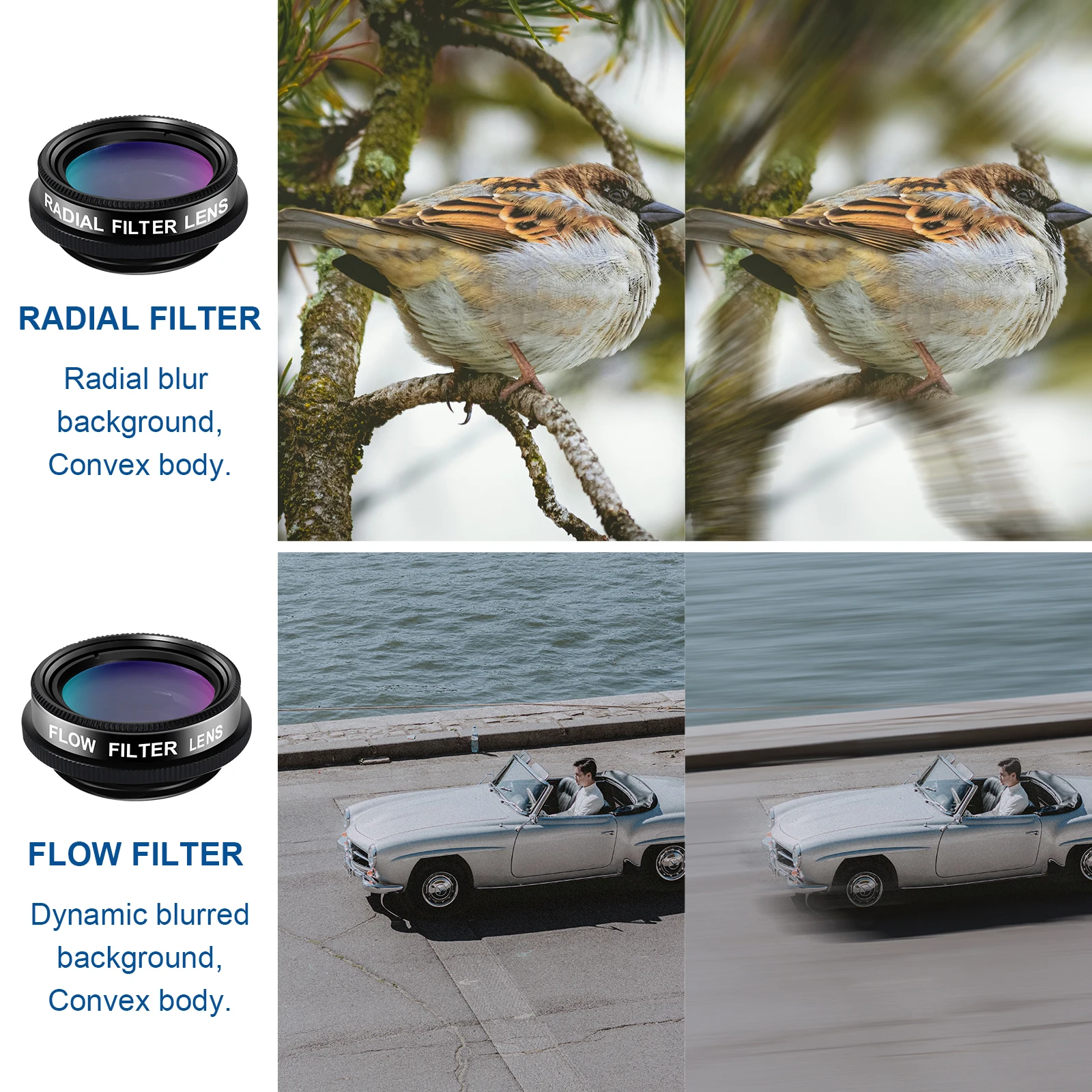 Объектив для мобильного телефона высокой четкости 10 в 1, «рыбий глаз»/CPL/звездный свет, подходит для iPhone и большинства смартфонов