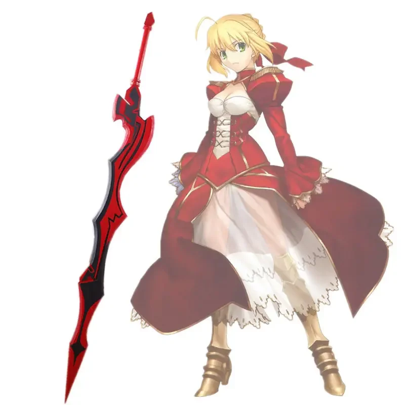 

[Funny] 150cm Cosplay ate/EXTRA Last Encore Saber Nero Red Sword weapon PVC EVA Sword model Anime Costume party gift toy