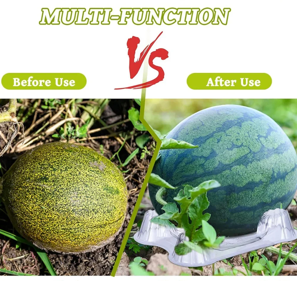 Berceaux à pastèque en plastique pour plantes, 50 pièces, fournitures de jardin pour pastèque, courge, citrouille, Support de légumes, supports de protection