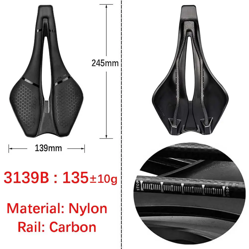 ELITA ONE MTB/Road Saddle Carbon Super Light 120g  Bicycle Saddles Racing Seating