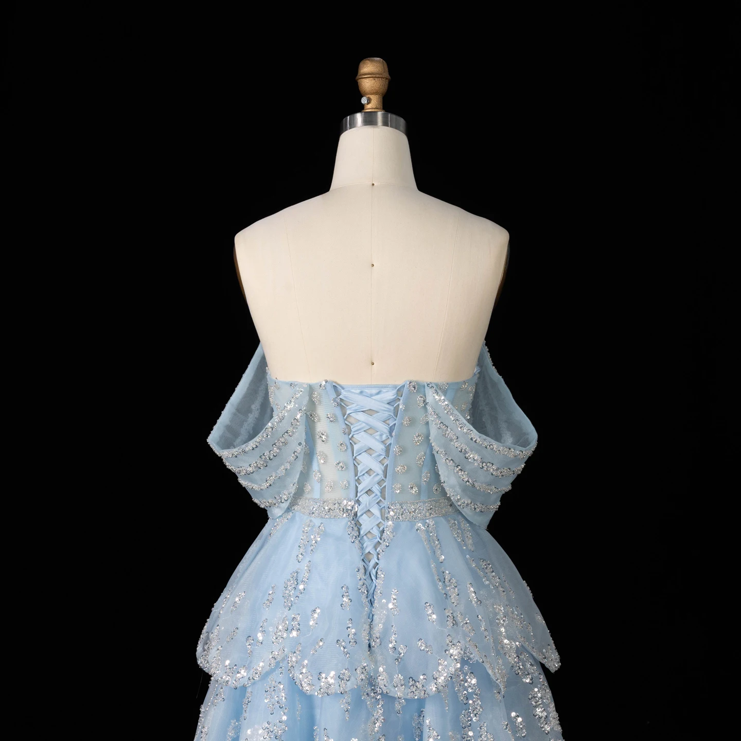 Sharon Said Luxuriöses Rüschen-Ballkleid in Rosa, Elegantes Gelbes Abendkleid, Formelles Ballkleid 2026 für Damen, Hochzeitsfeier, SS612, Maßanfertigung – Detail 10