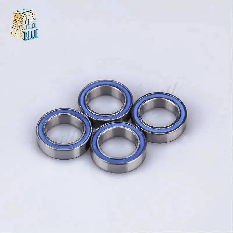 

10PCS 10X15X4 6700 2RS ABEC3 10X15X4mm Blue Rubber Seals bearing Model bearing By JARBLUE