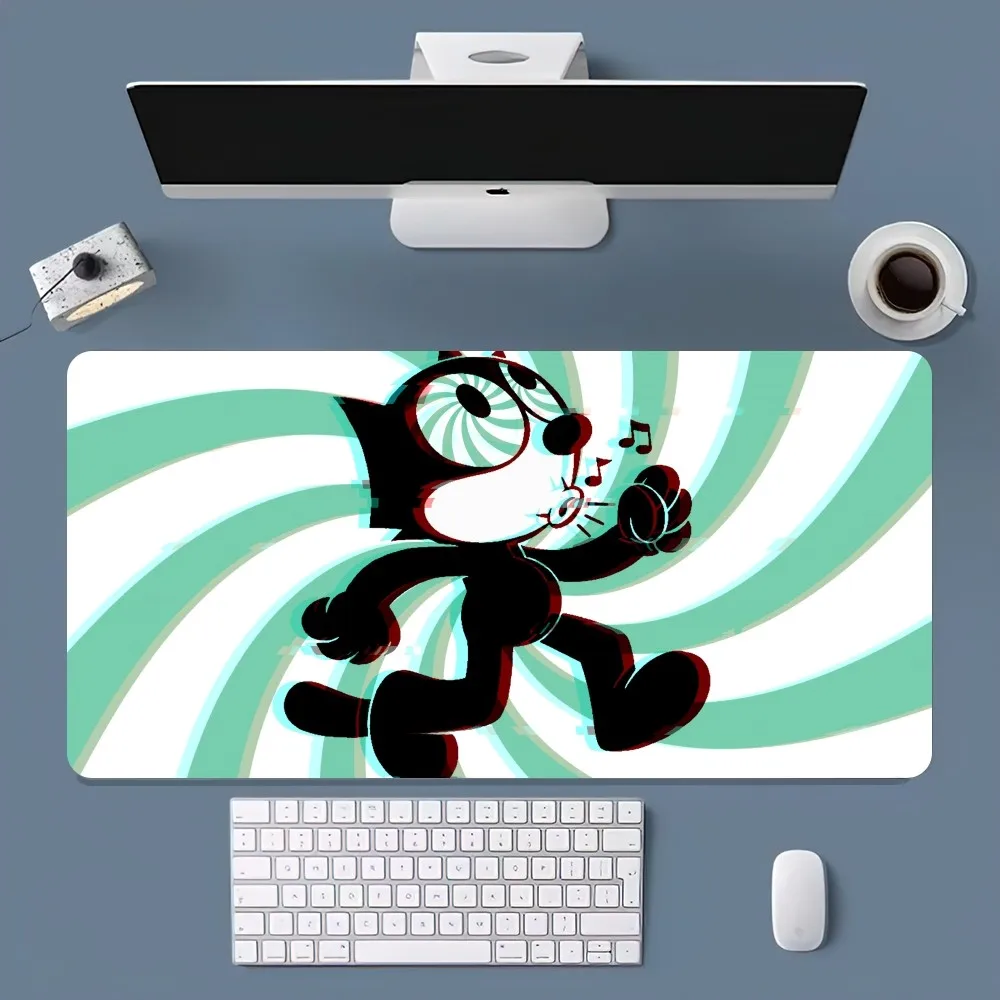 Cartoon F-Felix the Cat Mouse Pad  Office Large Small Computer PC Keyboard Mouse Rubber Game Anti-Slip Mice Mat Big