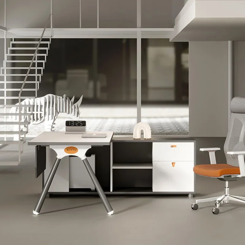 Postmodern Office Desk Workshop Table Office Work Study Furniture Room Supplies Accessories Design Escrivaninha Trendy Furniture