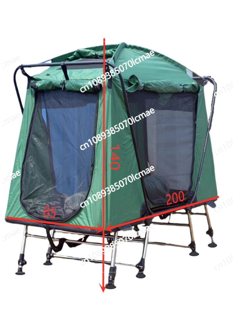 Adjustable Off-ground Tent for Bed, Windproof, Double Door, Warm, Enhanced, 8-foot, Camping, Fishing