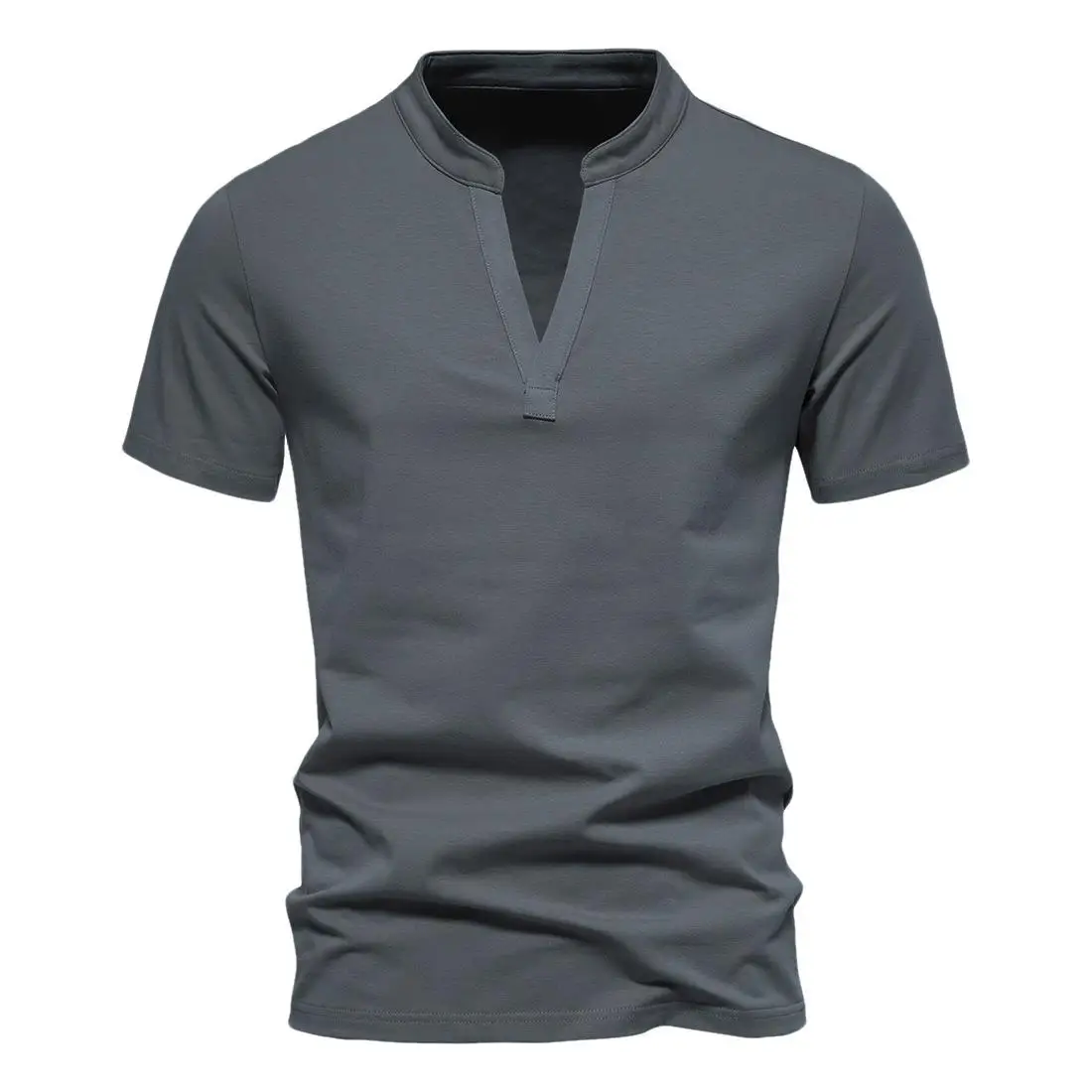 

Men's Deep Ne ort irt Basic Base Layer Thin Polyester No Iron Treaent ort Sve T-irt for Spring 2023