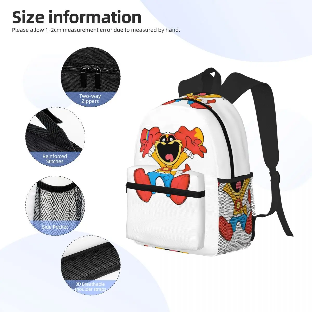 حقيبة ظهر مدرسية للطلاب من Smiling Critters DogDay، حقيبة ظهر للمشي لمسافات طويلة والسفر للأولاد والبنات، حقائب كتف عصرية على الكتب