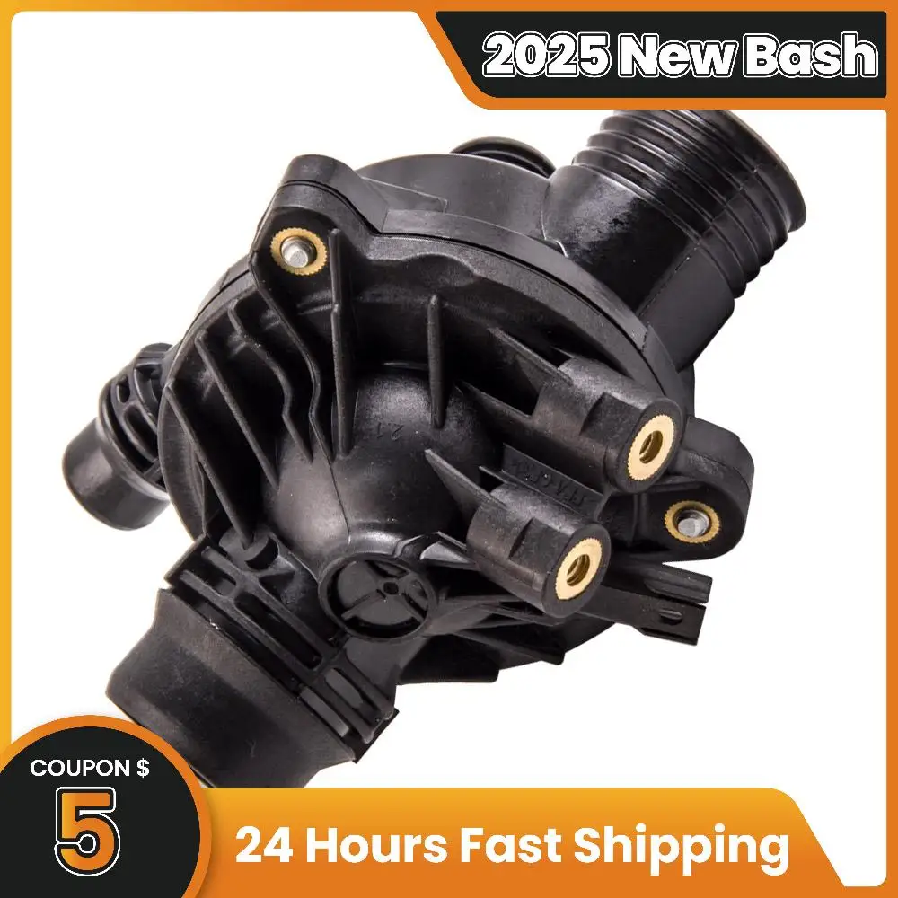 

Thermostat Assembly for BMW E60 E61 1 3 5 Series N52 N53 Engines 11537549476 11537544788
