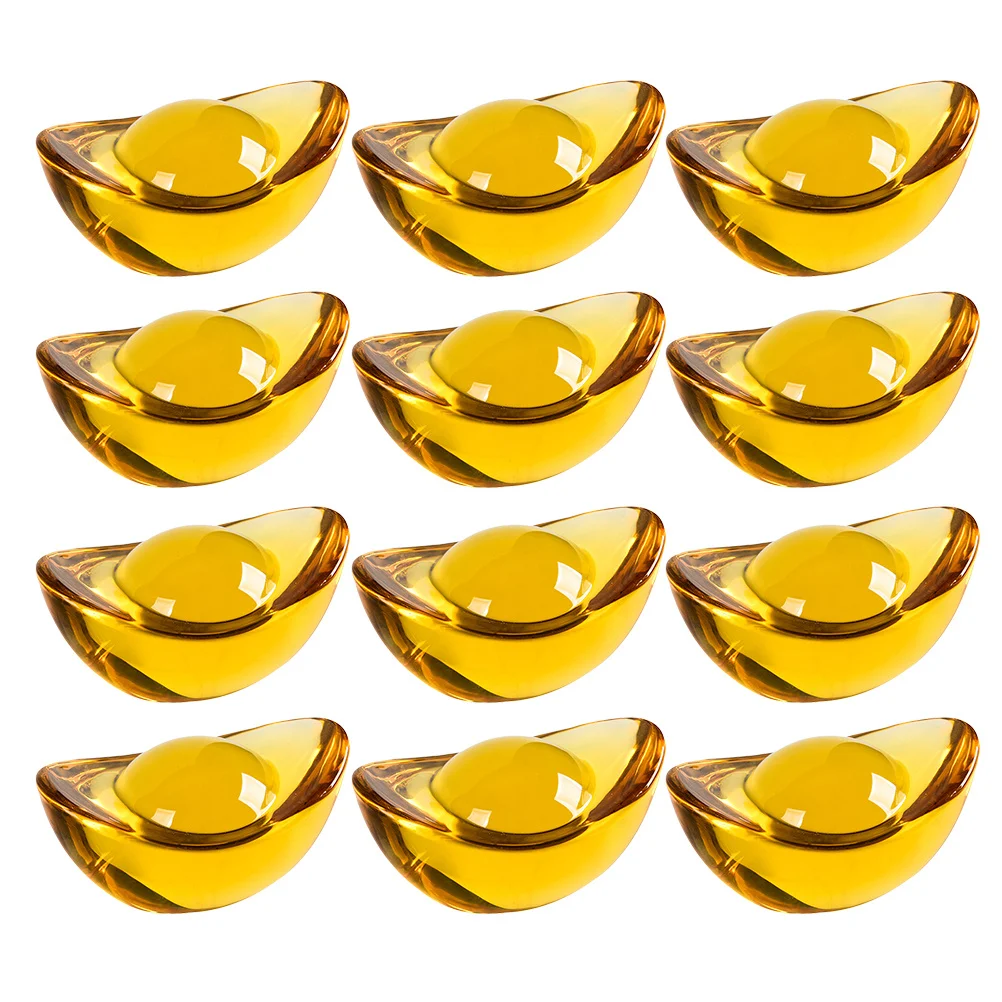 20 قطعة سبيكة كريستال كرافت المنزل طاولة مكتبية ديكور مشهد رائع سطح المكتب زخرفة سبائك الذهب الزينة