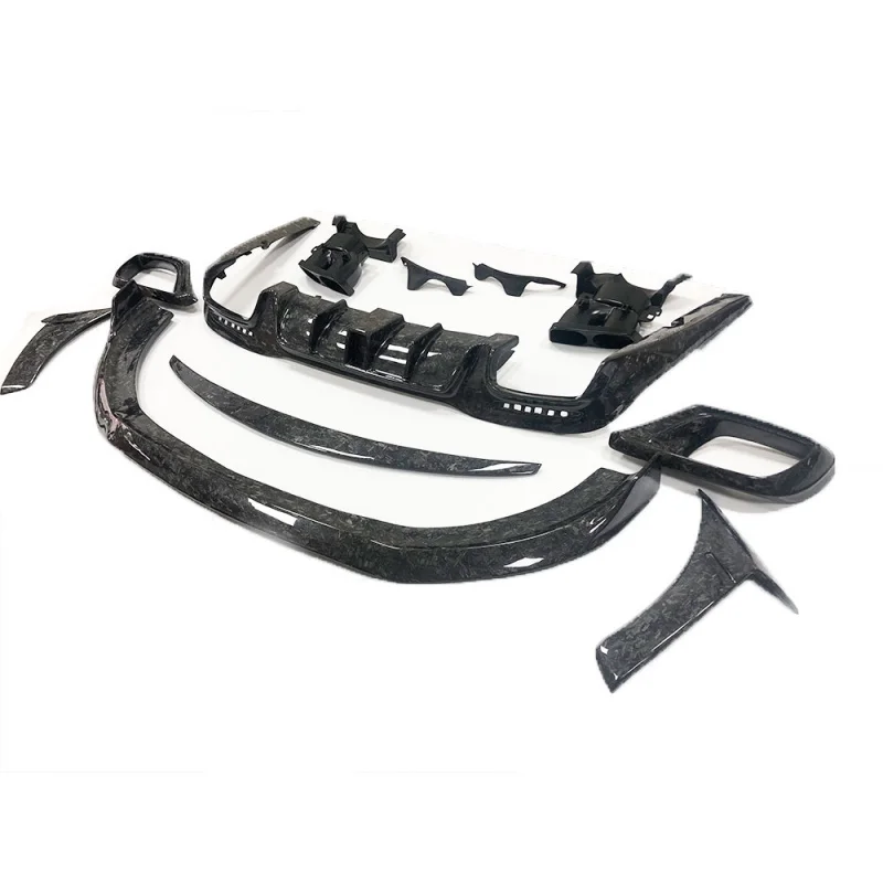 

Подходит для Benz S63 S65 18-22 Facelift W222, кованый обвес из углеродного волокна