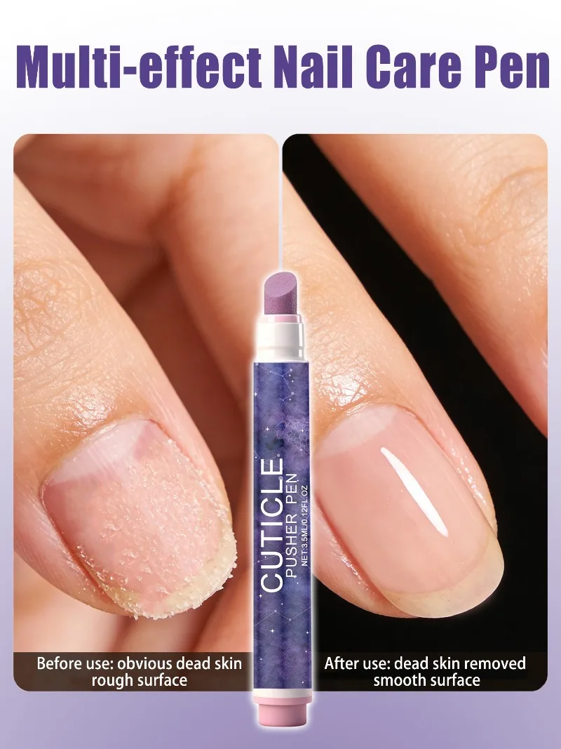 

Multi-Effect Nail Edge Pen - Gentle Daily Cleaning Nail Surface Care for Nail Art