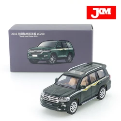 JKM 1/64 Toyota Land Cruiser 2016 LC200 Luxury SUV Car Alloy Motor Vehicle Diecast Metal Model Kids Xmas Gift Toys for Boys