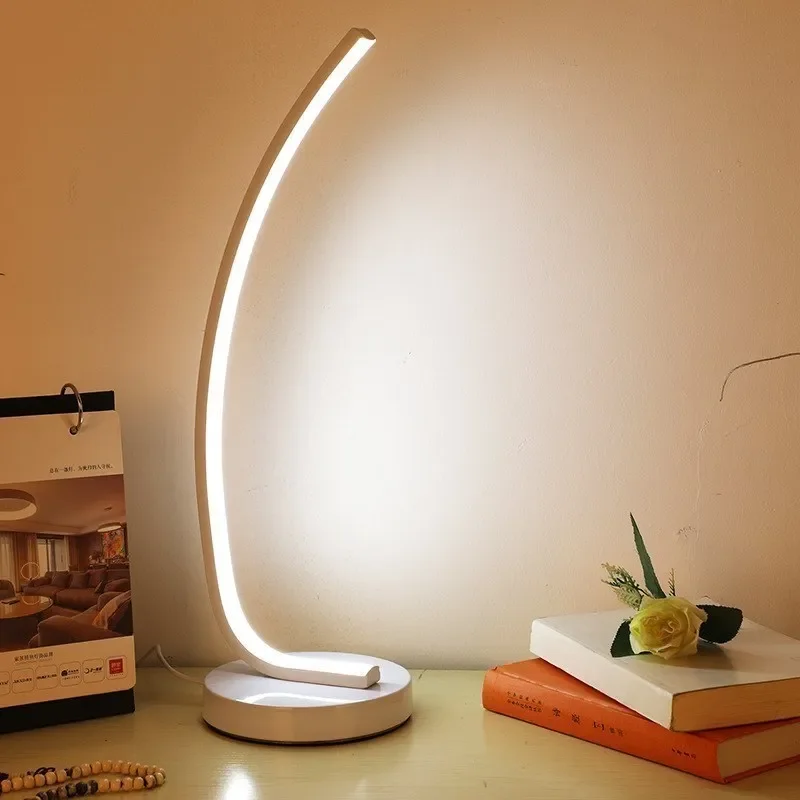 Imagem -02 - Personalidade Eye Protecyion Leitura Iluminação Mesa Luz Criativa Led Sala de Estar Escurecimento Controle Remoto Touch Decor Desk Lamp