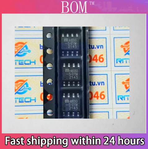 (10/50pcs) MIC4680-5.0YM MIC4680 Silkscreen 4680-5.0YM SOP-8 Switching Voltage Regulator Brand New Genuine Electronics