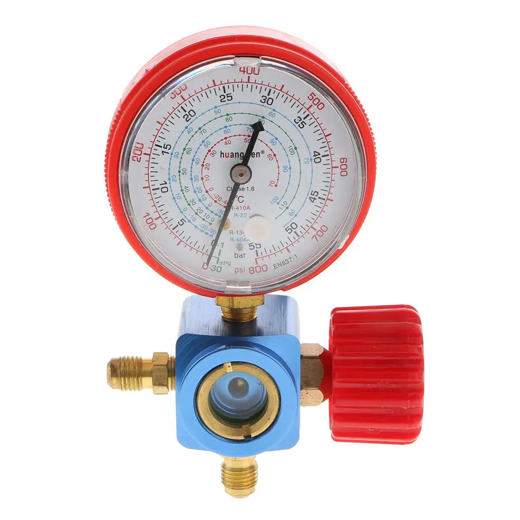 Refrigerator Repair Tool Part Three Way Fluorine Meter Valve for Automotive Air Conditioning System HVAC
