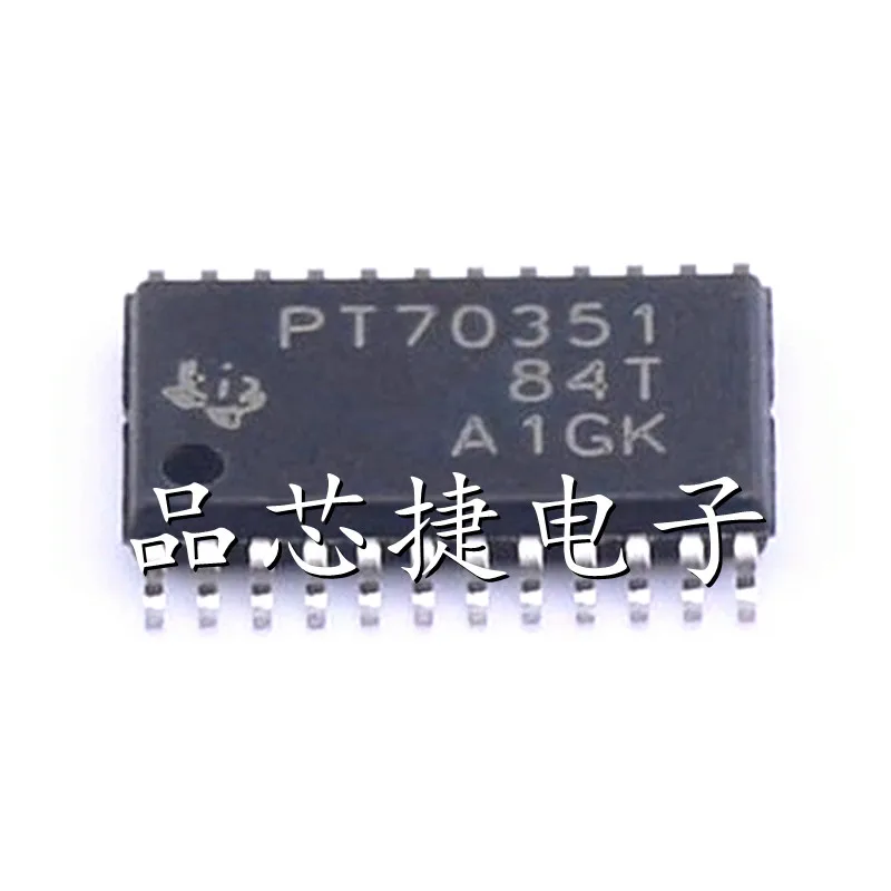 

5pcs/Lot TPS70351PWPR Marking PT70351 HTSSOP-24 1A, Dual-Channel Ultra-Low-Dropout Voltage Regulator With Power Good & Enable