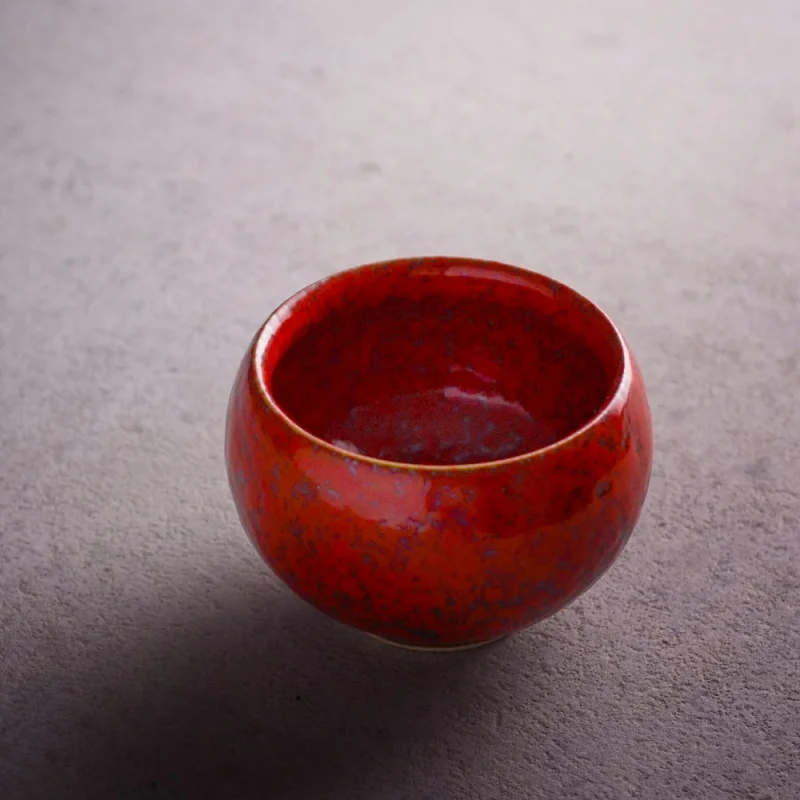 Meihong Bowl Type Tea Basin Small Stoneware Cup Wash Ceramic Building Water Simple Washing Kung Fu Tea Set Tea Ceremony Small Ex