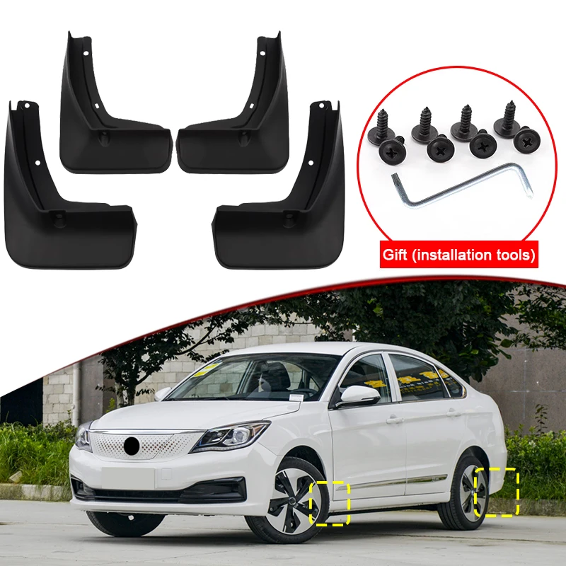 Car Styling Fit For EVOLUTE i-PRO 2023 2024 ABS Car Mud Flaps Splash Guard Mudguards MudFlaps Front Rear Fender Auto Accessories