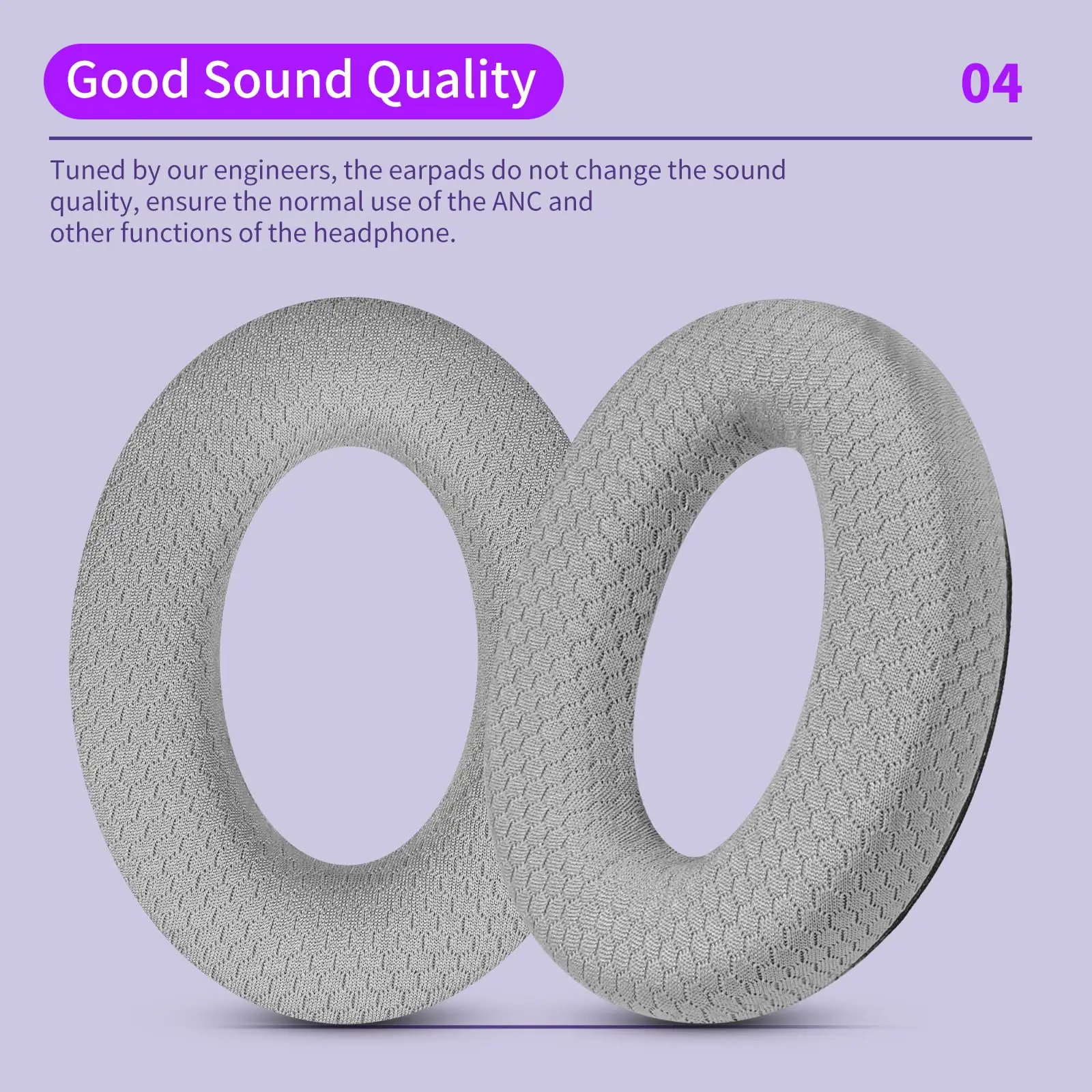 Fabric Replacement Earpads Cushions for Bose QuietComfort 35/35 ii/25/Qc2/Qc15/Ae2/Ae2i/Ae2w/SoundTrue Headset