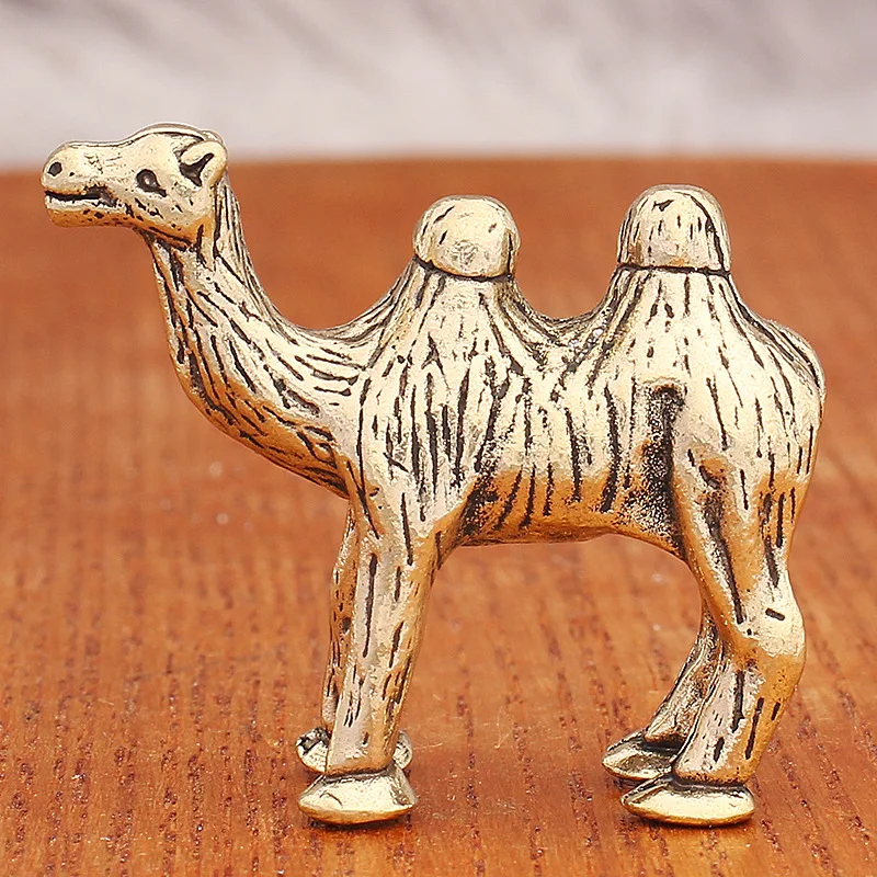 

Brass Creative Copper Camel Home Living Room Wine TV Cabinet Decoration Small Ornament
