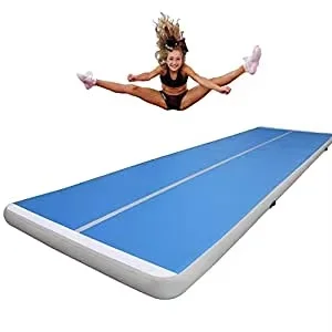 6x2x0.2m esteira de ginástica inflável pista de ar caindo esteira de ginástica inflável para treinamento com uma bomba