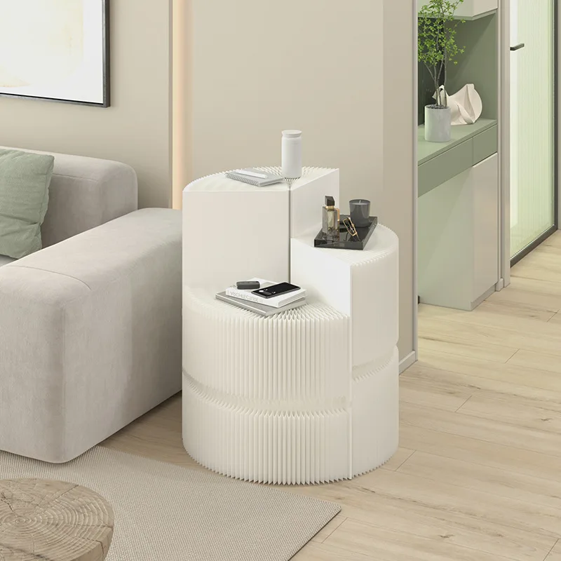 Exhibition stand in the island display stand Layered cylindrical table Circular table Product display stand