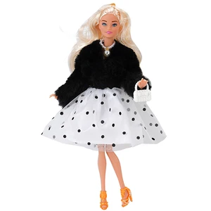 Barbie Doll Kleidung Kostüme, Kleidung, Mantelkleid, kompatibel, Spielzeugzubehör, Geschenk, 30 cm 12 Hauptverkäufe Barbie Kinderkleidung - №3