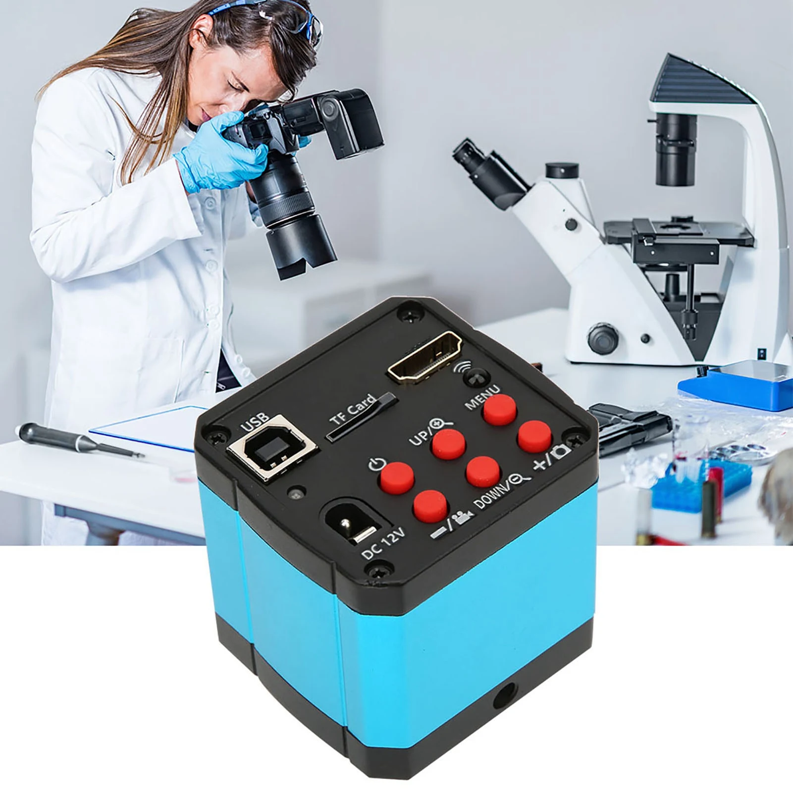 

Industrial Digital Microscope Camera 21MP HD Multimedia Interface High Definition Microscope Camera for Trinocular Microscope