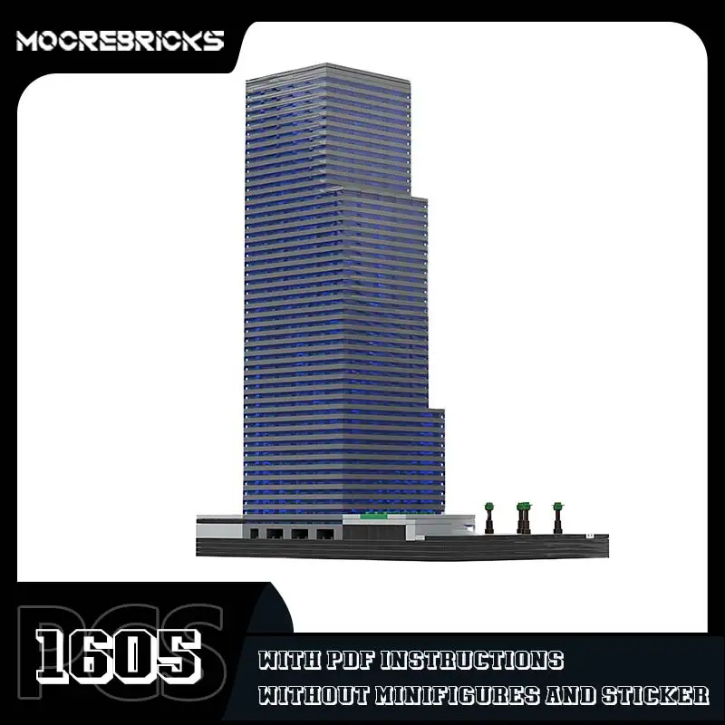 Citigroup center LA Urban Ctreet View Assembly Building Blocks Kit famosi modelli di grattacielo mattoni architettura giocattolo bambini presenti