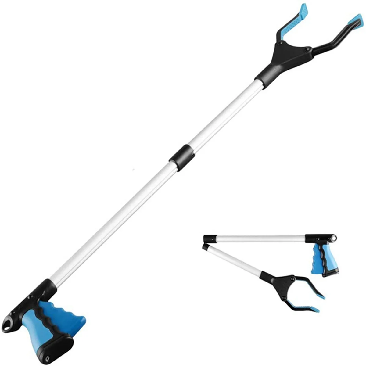 Foldable Litter Reachers Pickers Pick Up Tools Gripper Extender Grabber Picker Collapsible Garbage Pick Up Tool Grabbers