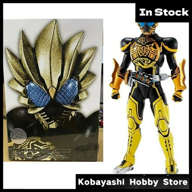 

In Stock KO SHF Soul Limited Sculpted Bone Kamen Rider OOO Cat Combo Lion Tiger Panther Articulated Figure