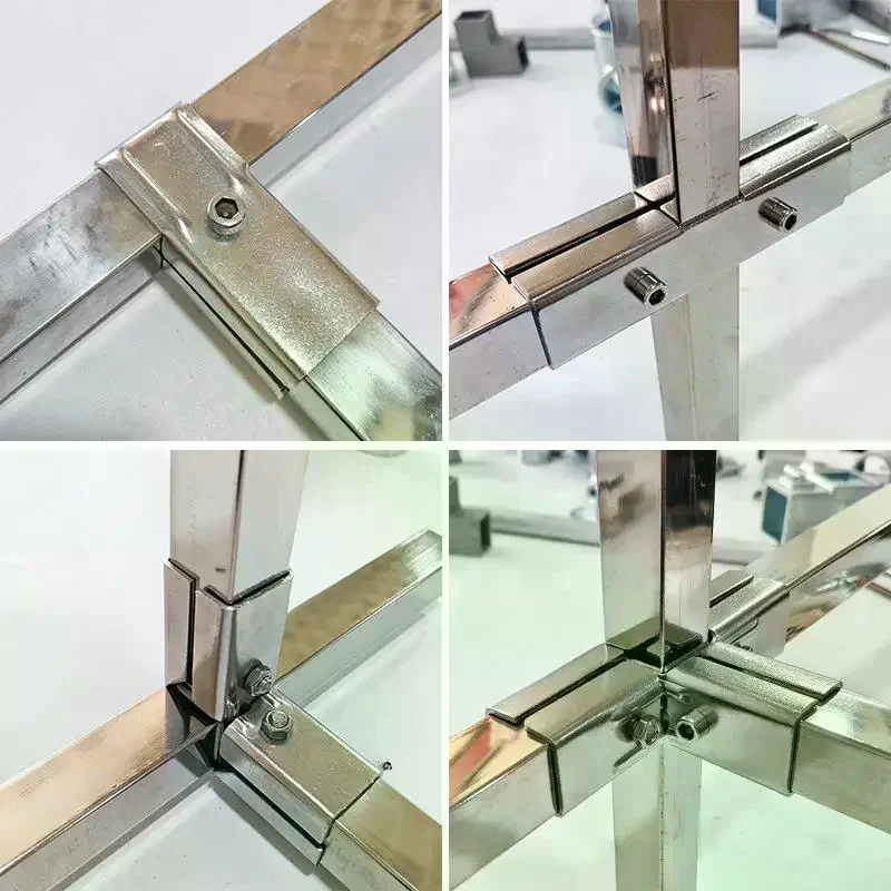 

1 шт. фиксирующая скоба для труб 20x20/25x25 мм, соединитель для квадратных труб, не требующий сварки и сверления кронштейн