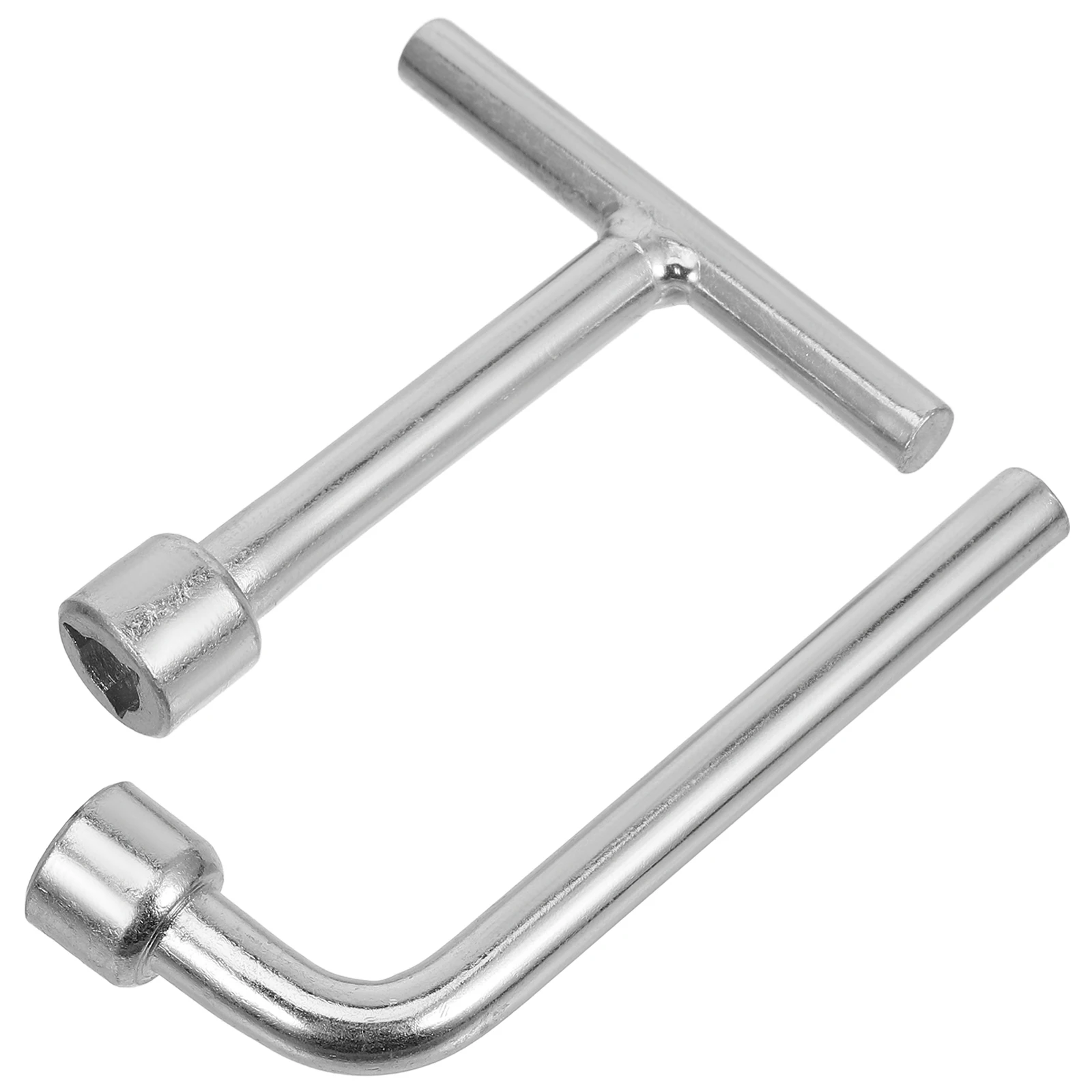 

2pcs Stainless Steel Triangle Head Screw Triangular Socket Spanner Key for Electric Meter Cabinet Locks Industrial Tool
