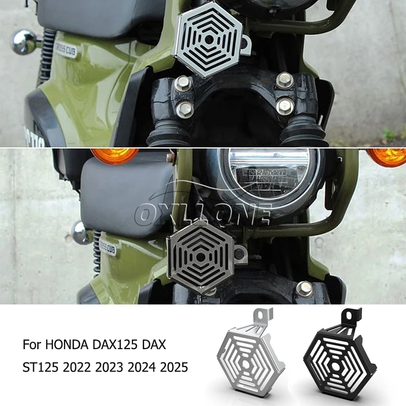 

CNC Aluminium Horn Cover For Honda DAX125 DAX ST125 2022 2023 2024 2025 2026 Horn Guard Protector Motorcyle Accessories DAX 125