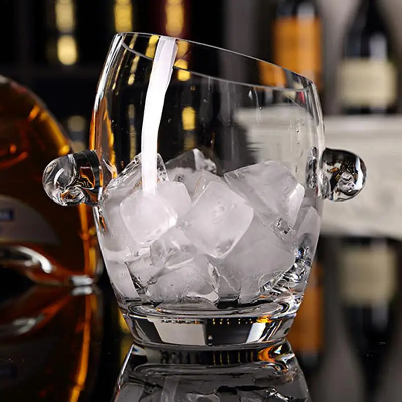 Reusable Square Whiskey Ice Cubes Natural Transparent Crystal Whiskey Chilling Stones Beverage Cooling Barware Accessories