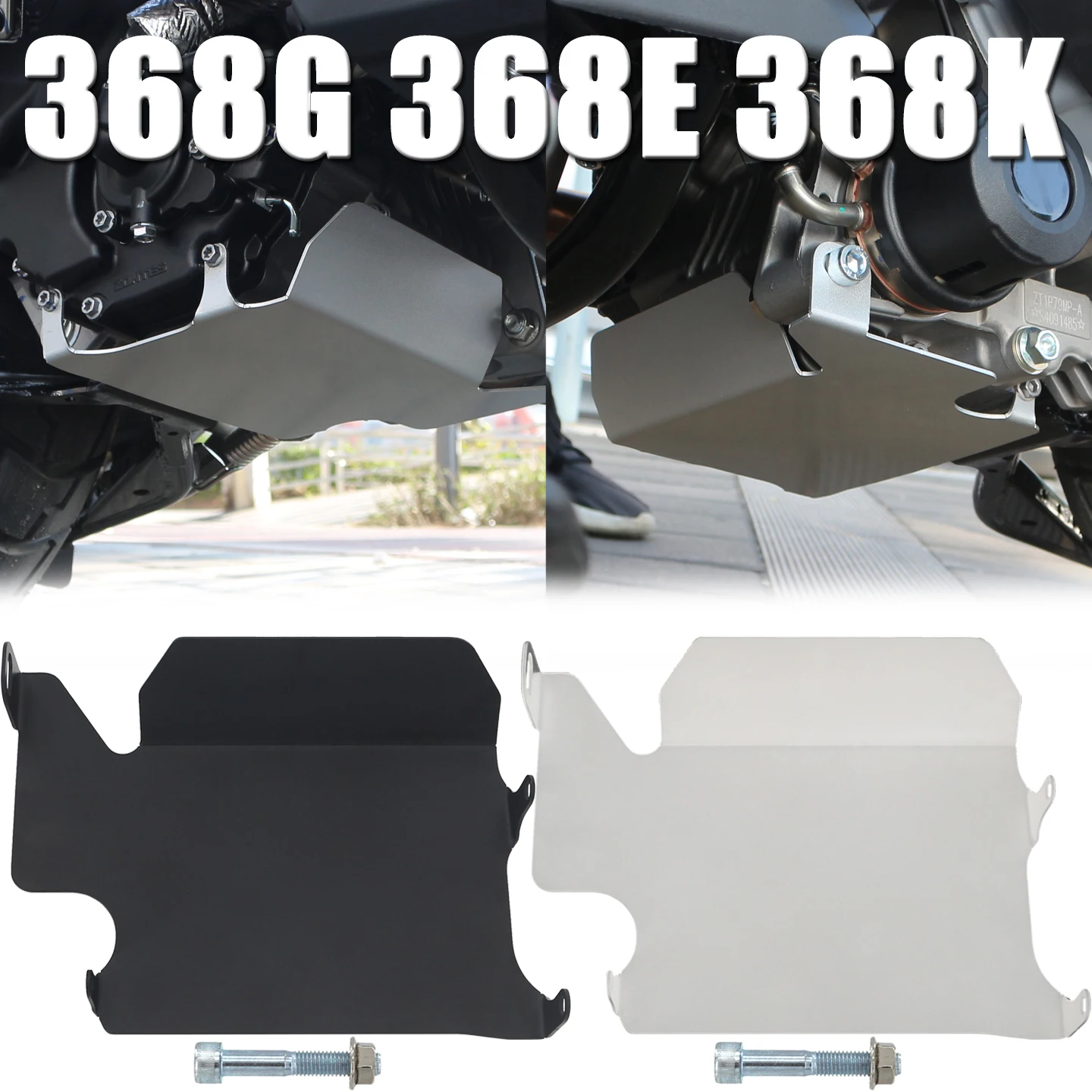 

For Zontes 368G 368E 368K 368 G E K Motorcyc Modification Accessorie Engine Chassis Guard Engine Bottom Protective Cover Thicken