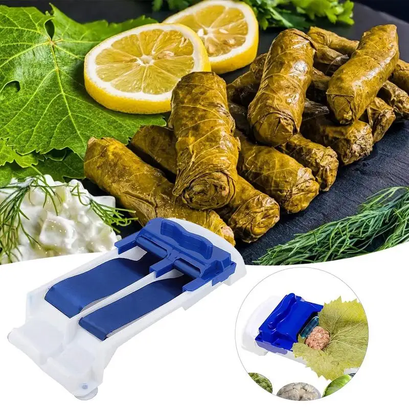 Cabbage and Grape Leaf Rolling Tool Vegetable Meat Roll Stuffed  Grape Yaprak Sarma Dolmer Roller Machine Kitchen Accessories