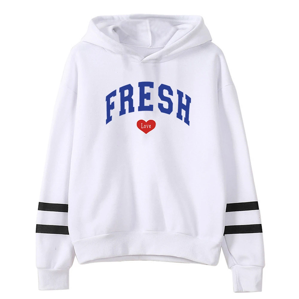 

2023 Sturniolo Triplets Hoodie Fresh Love Pocketless Parallel Bars Sleeve Men Women Hooded Sweatshirt Fashion Clothes