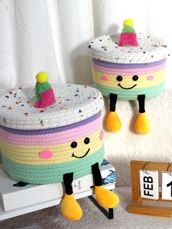 

Подарочная коробка Cake Boys на День святого Валентина, большая коробка для подарков, корзина для хранения из хлопковой ткани для детской комнаты