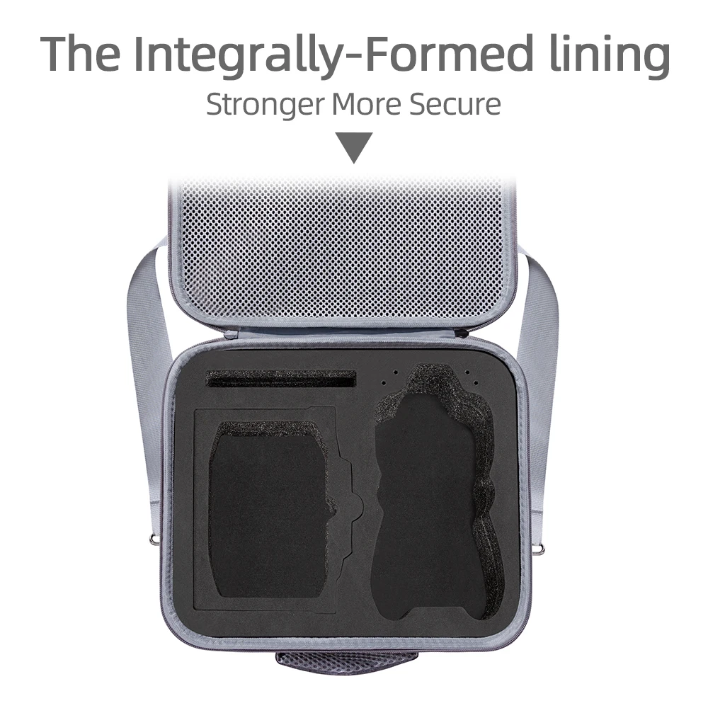 Tragetasche für DJI Air 3S/Air3, Aufbewahrungsbox, tragbare Reise-Umhängetasche, PU-Handtasche für DJI Mavic Air 3S Drohnenzubehör – Detail 6