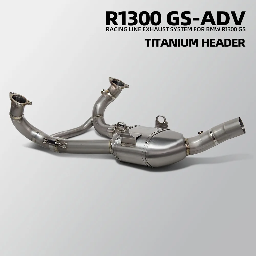 

R1300RS Exhaust Headers Tube For BMW R1300R R1300GS ADV R1300ADV Motorbike Escape Kit Modify Manifold Fit Original Muffler