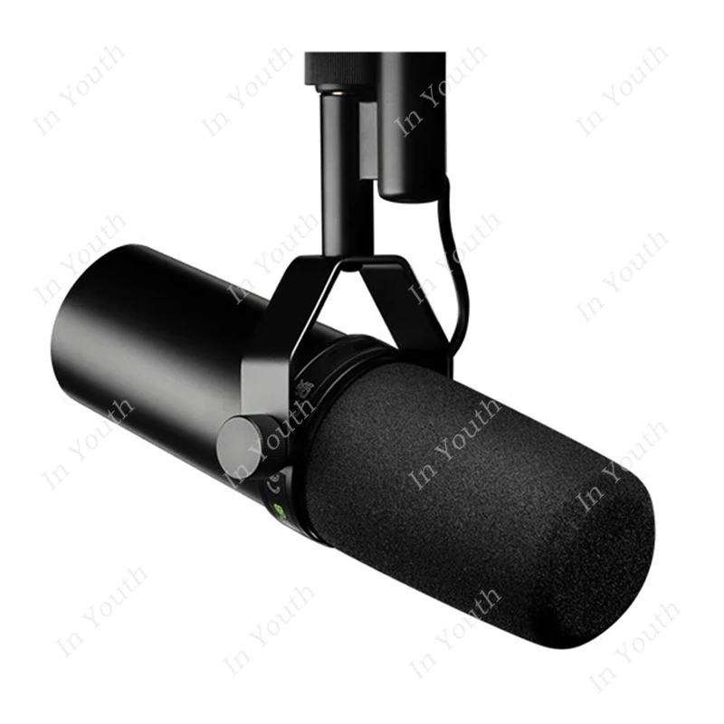 SM7dB Cardioid Dynamic Vocal Microphone with Built-In Preamp for Studio Broadcasting Podcasting Streaming Micrfono SM7B