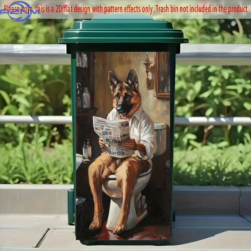 DIY Household Dustbin Transformation 2D Print Decal Attractive Graphic Ornament