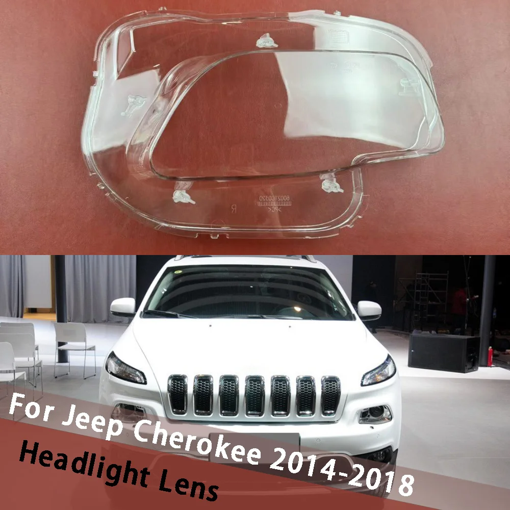 

Для Jeep Cherokee 2014 2015 2016 2017 2018 прозрачный абажур фары крышка корпус линзы из плексигласа